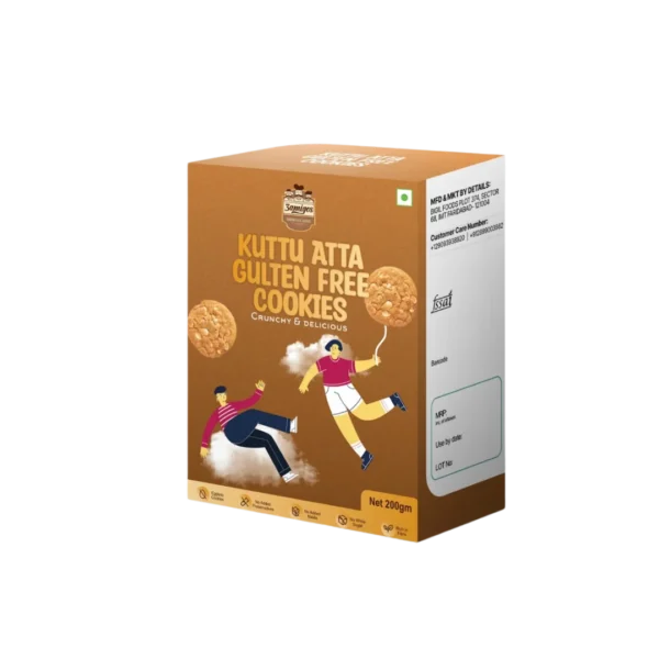 Kuttu Atta Gulten Free Cookies